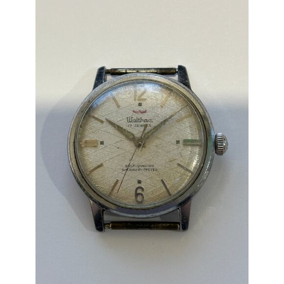 Waltham Wrist Watch Scratched Glass Runs - Picture 3 of 5